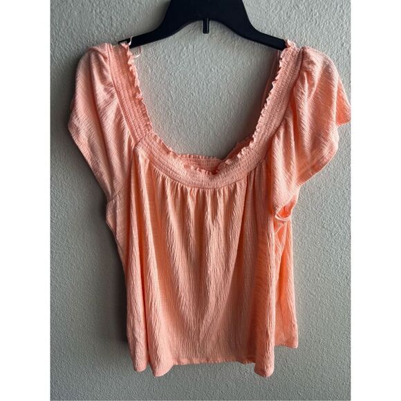 ❤️LC Lauren Conrad Flutter Sleeve Top XL - Picture 4 of 5